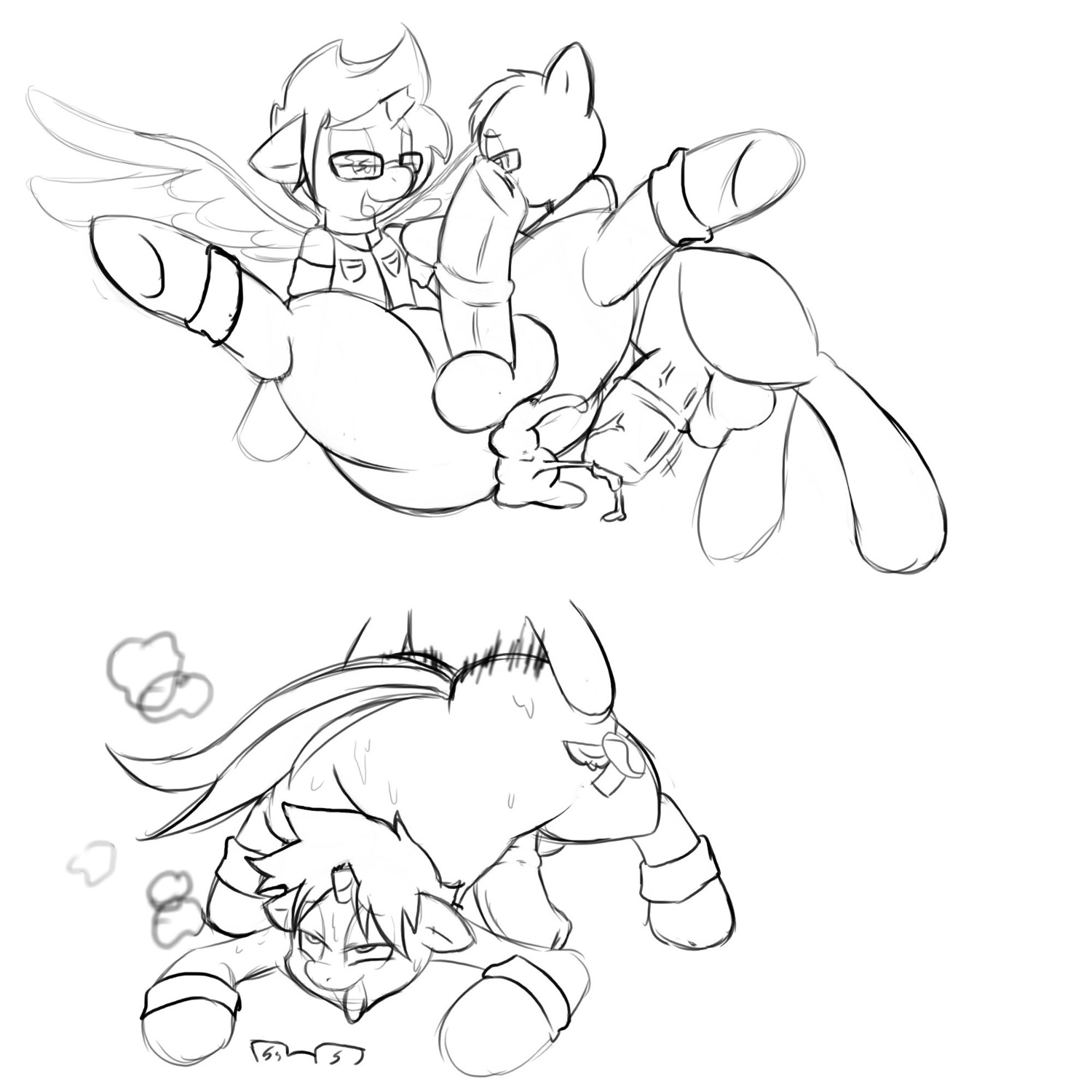 1:1 after_sex anal anal_penetration animal_genitalia animal_penis arty_(original_character) big_butt big_penis bodily_fluids broken_horn butt cum cum_in_ass cum_inside cutie_mark denizen1414 duo e621 earth_pony equid equine equine_genitalia equine_penis erection eyewear feathered_wings feathers femboy feral feral_on_feral feral_penetrated feral_penetrating feral_penetrating_feral friendship_is_magic from_behind_position genital_fluids genitals glasses hasbro hi_res horn horse huge_butt huge_penis legband male male/male male_penetrated male_penetrating male_penetrating_male mammal monochrome my_little_pony mythological_creature mythological_equine mythology naughty_face penetration penile penile_penetration penis penis_in_ass pony prodigy_skyfire romantic romantic_couple rough_sex sex simple_background spread_wings sweat tail thick_penis tongue tongue_out white_background wide_hipped_male wide_hips wing_boner winged_unicorn wings
