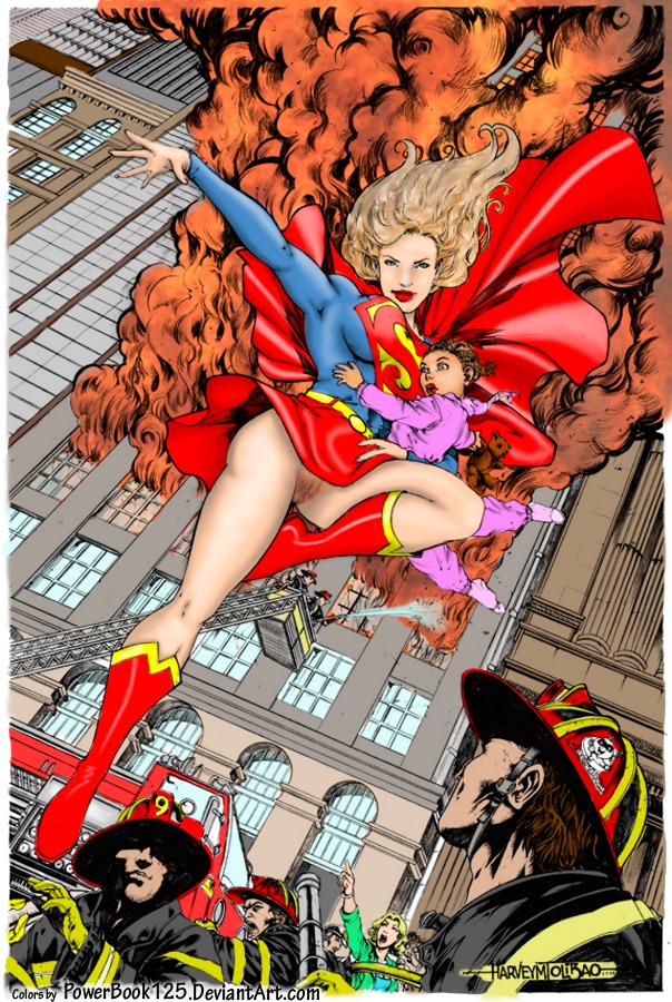 crowd dc dc_comics female male rule34 signature supergirl superman_(series) tagme text