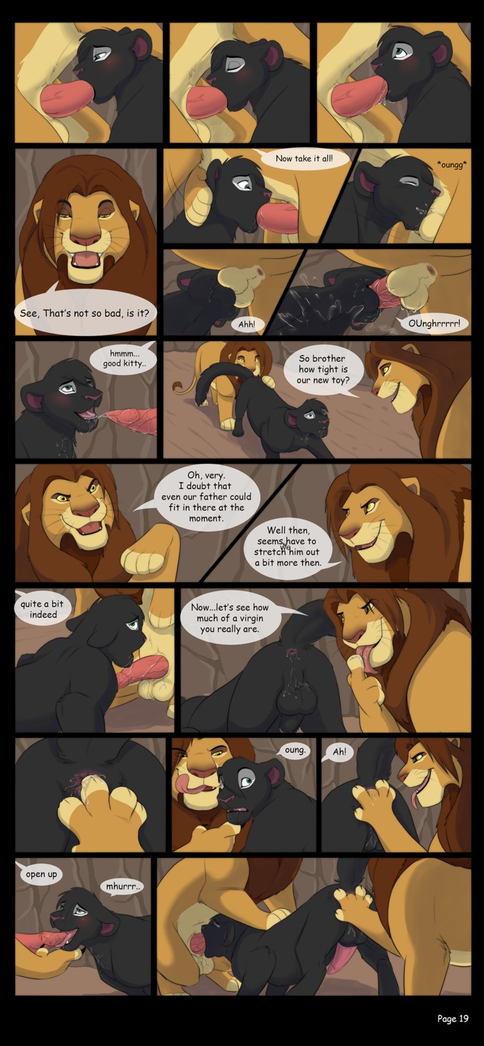 2013 absurd_res age_difference anal anal_fingering anal_penetration animal_genitalia animal_penis anus backsack balls big_penis bodily_fluids butt claws comic cum cum_in_mouth cum_inside cum_on_penis deep_throat detailed_background dialogue e621 english_text erection felid feline_genitalia feline_penis fellatio feral feral_on_feral fingering fur genital_fluids genitals group head_grab hi_res lion looking_at_viewer male male/male male_penetrated male_penetrating male_penetrating_male mammal melanistic multiple_scenes nude open_mouth oral oral_penetration outside outside_sex pantherine penetration penile penis penis_on_tongue reallynxgirl secret sex shads talking_feral text the_shadow_of_light tongue young young_feral young_male younger_penetrated