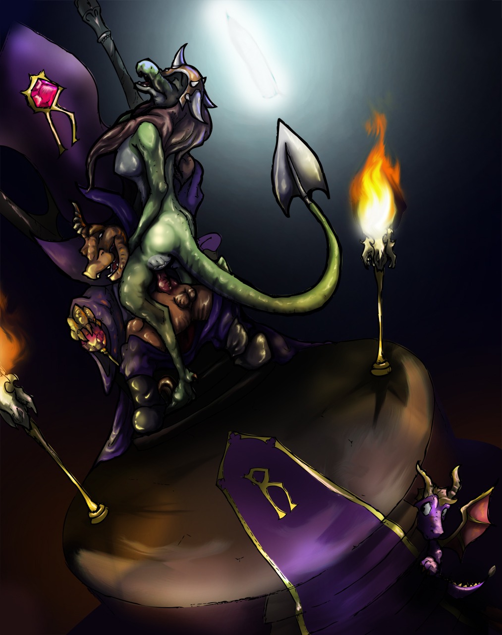 anthro balls dinosaur dragon female male mythological_creature mythological_scalie mythology open_mouth penis ripto rule34 scalie sex smile spyro spyro_the_dragon tagme tail