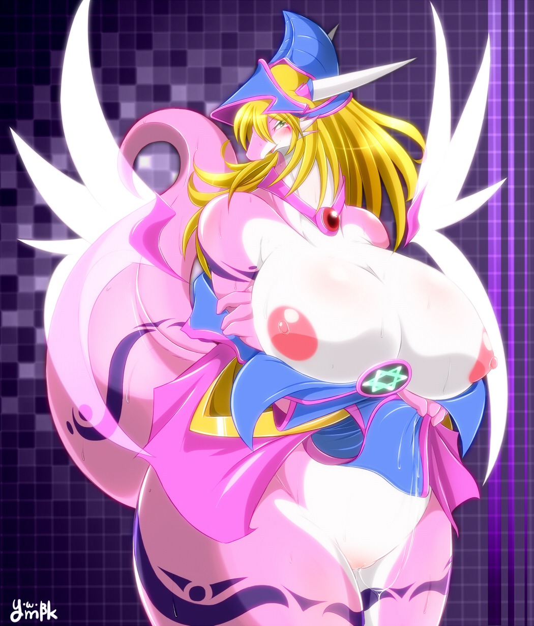 2013 anthro big_breasts blonde_hair blush bodily_fluids bottomwear breasts clothed clothing clothing_lift dragon dragon_magician_girl_(ymbk) duel_monster e621 female genital_fluids genitals hair hat headgear headwear hexagram hi_res horn implied_transformation konami mythological_creature mythological_scalie mythology non-mammal_breasts occult_symbol partially_clothed scalie seal_of_solomon skirt skirt_lift slightly_chubby solo symbol tail tattoo tribal tribal_tattoo undressing vaginal_fluids vulva yellow_eyes ymbk yu-gi-oh!