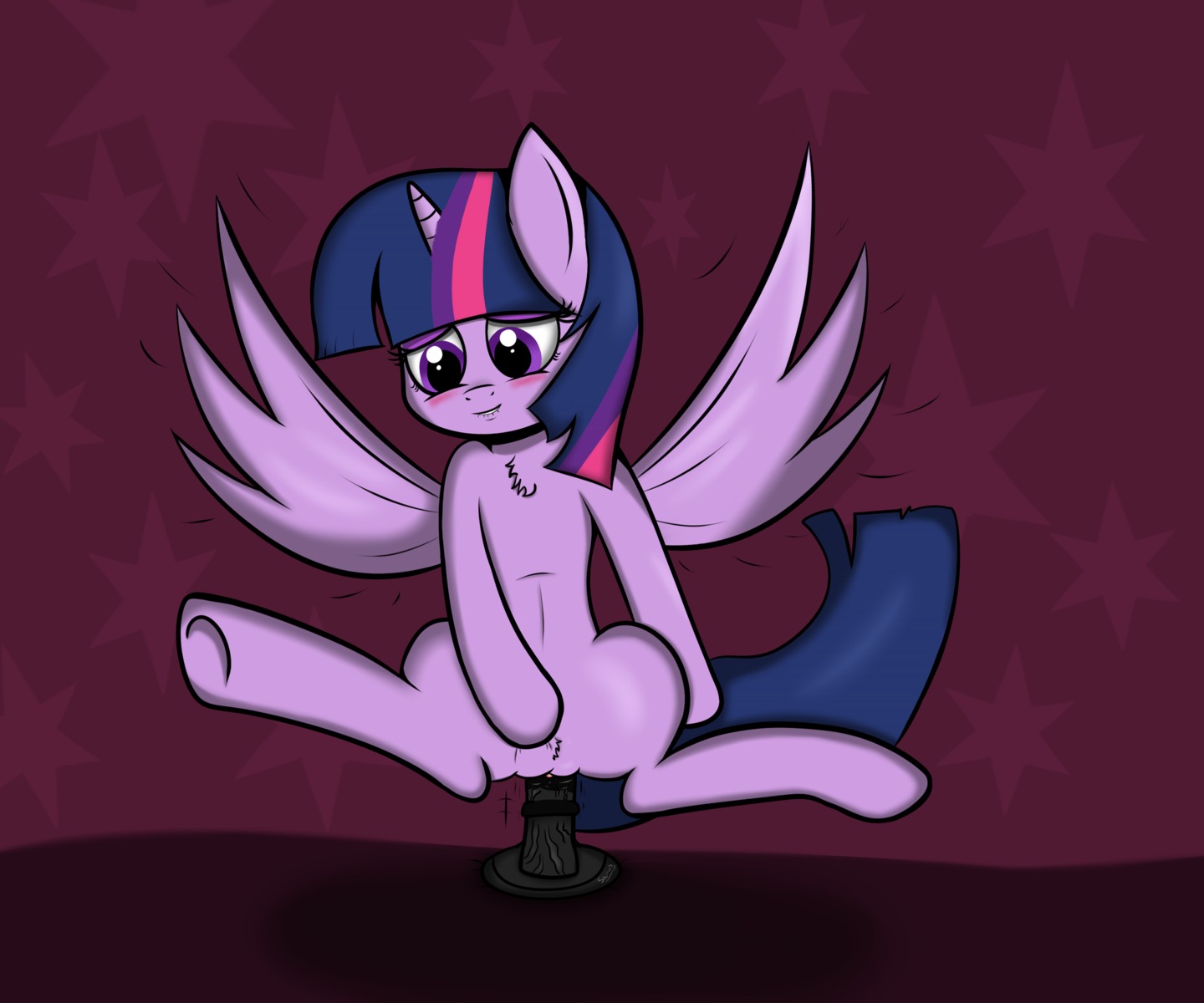 6:5 absurd_res butt dildo dildo_sitting e621 equid equine feathered_wings feathers female feral friendship_is_magic fur hair hasbro hi_res horn mammal masturbation multicolored_hair my_little_pony mythological_creature mythological_equine mythology penetration purple_body purple_feathers purple_fur purple_hair sex_toy smile solo spread_legs spreading toying_self twilight_sparkle_(mlp) two_tone_hair unknown_artist vaginal vaginal_masturbation vaginal_penetration winged_unicorn wings