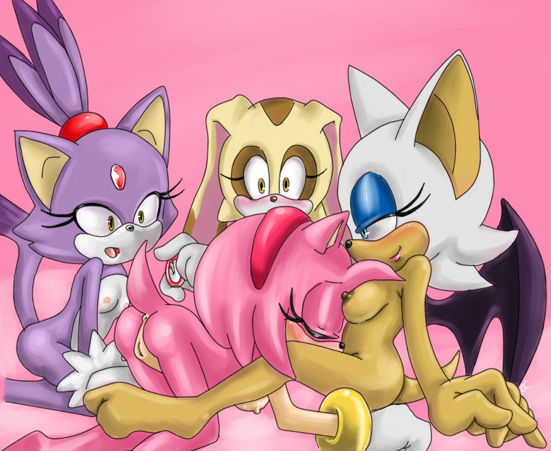 all_fours amy_rose anthro anus barefoot bat being_watched blaze_the_cat blue_eyes bluechika blush breasts butt clock clothing cream_the_rabbit cunnilingus digital_media_(artwork) domestic_cat e621 erect_nipples eulipotyphlan eyelashes eyes_closed featureless_feet feet felid feline felis female female/female fur genitals gloves group handwear hedgehog kneeling lagomorph leporid looking_at_another mammal membrane_(anatomy) membranous_wings mostly_nude nipples nude open_mouth oral pink_body pink_fur purple_body purple_fur rabbit randomguy999 rouge_the_bat sega sex simple_background sitting smile sonic_the_hedgehog_(series) spread_legs spreading stopwatch tail thin_calves thin_legs thin_thighs vaginal voyeur vulva watch wings yellow_eyes