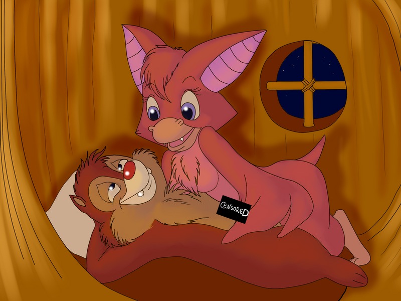 anthro bat censored chip_'n_dale_rescue_rangers chipmunk dale disney female foxglove furry male rodent rule34 squirrel straight