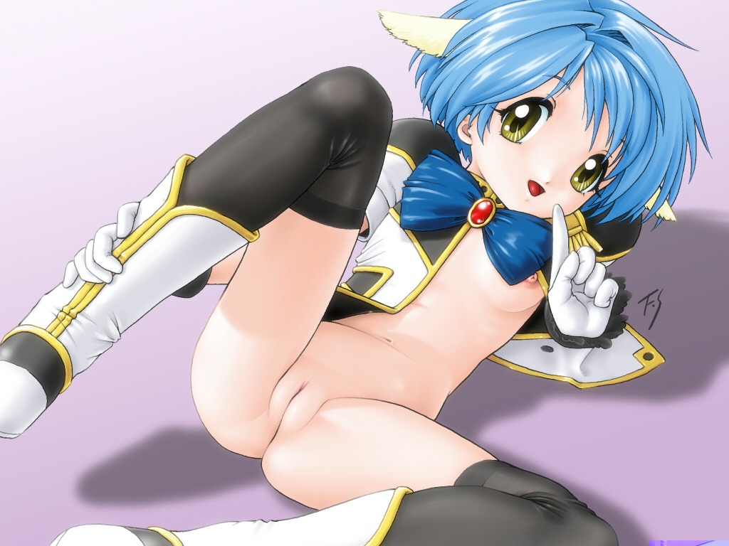 blue_hair breasts female galaxy_angel mint_blancmanche pussy rule34 small_breasts spread_legs studio_implant tagme thighhighs