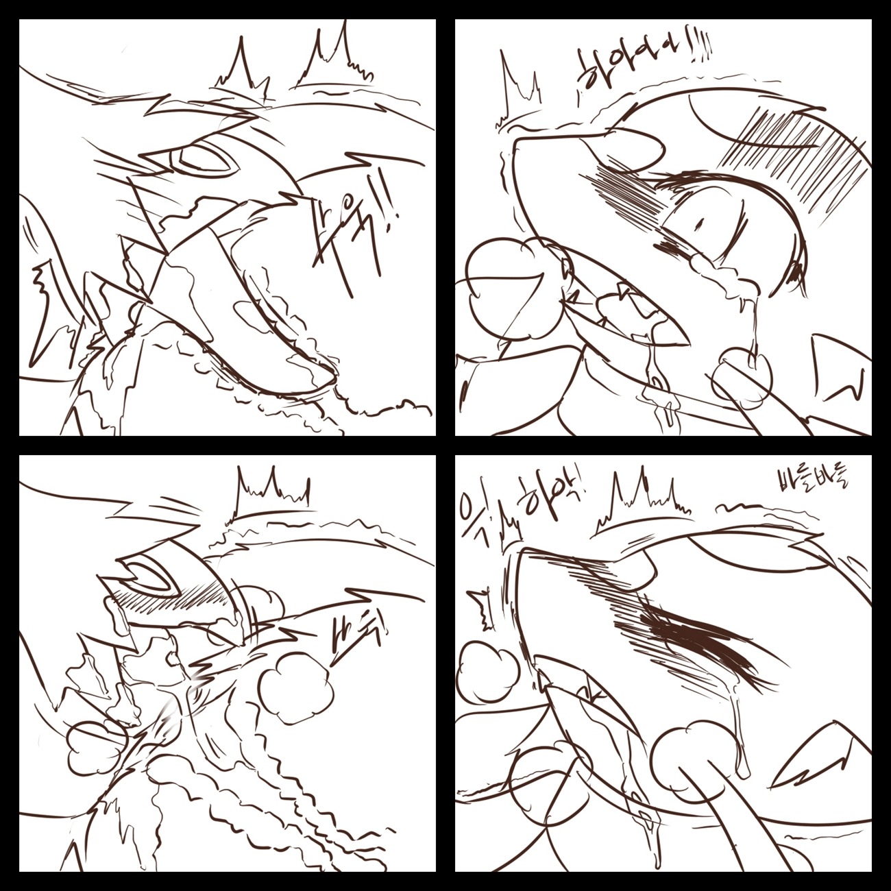 female hydreigon mienshao pokemon pokemon_bw rule34 tagme