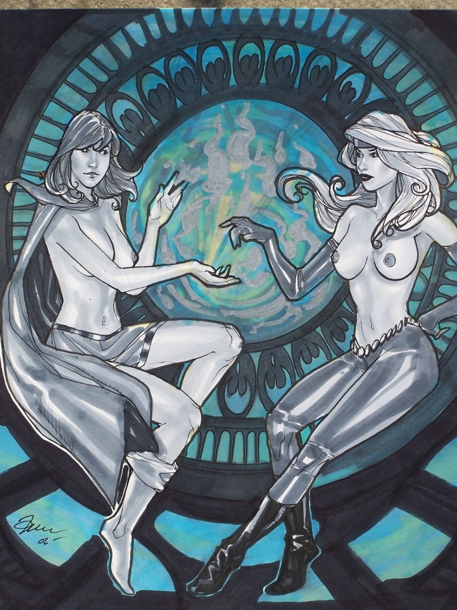 2006 2girls artist_request dc dc_comics female ice_(dc) justice_league_international mary_marvel multiple_females multiple_girls rule34 shazam tagme tora_olafsdotter