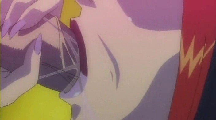 accurate_art_style angel_blade angel_blade_punish fellatio female fingernails lipstick long_fingernails long_nails makeup male masami_obari nail_polish oobari_masami oral penis purple_nails red_hair rule34 screencap uncensored widow widow_(angel_blade)