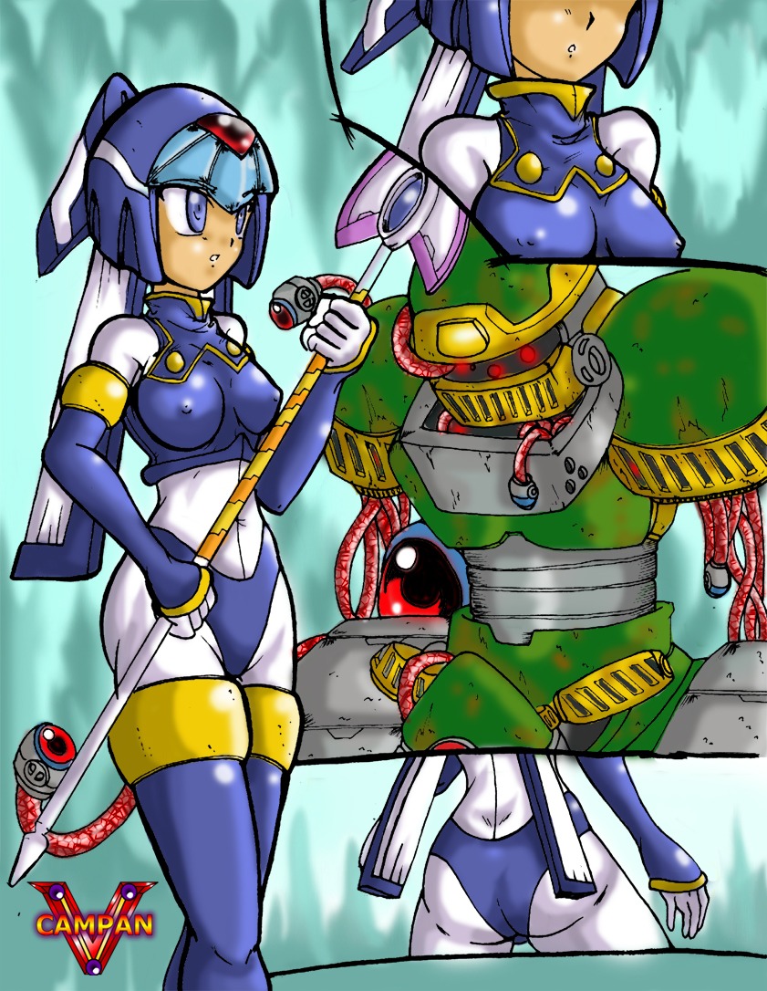 1girls ass capcom fairy_leviathan female mega_man mega_man_zero nipple_bulge rule34 thong vcampan