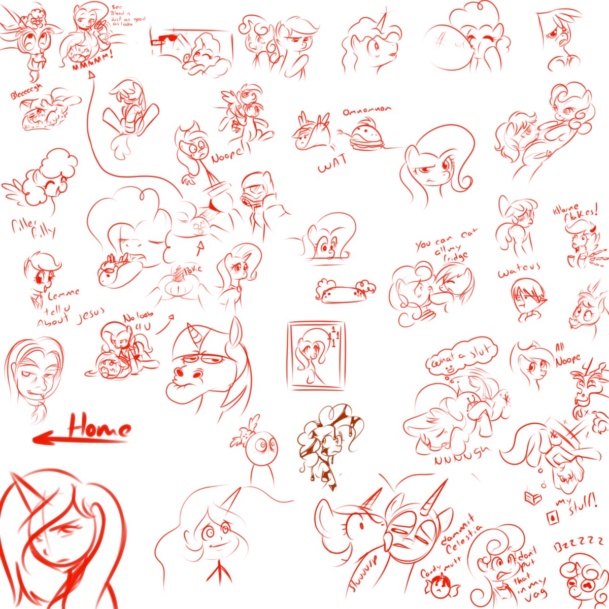 applejack_(mlp) braeburn braeburn_(mlp) caramel_(mlp) discord_(mlp) female friendship_is_magic furry kloudmutt male malesub my_little_pony pinkie_pie_(mlp) princess_celestia_(mlp) rule34 smooth_skin tom_the_rock