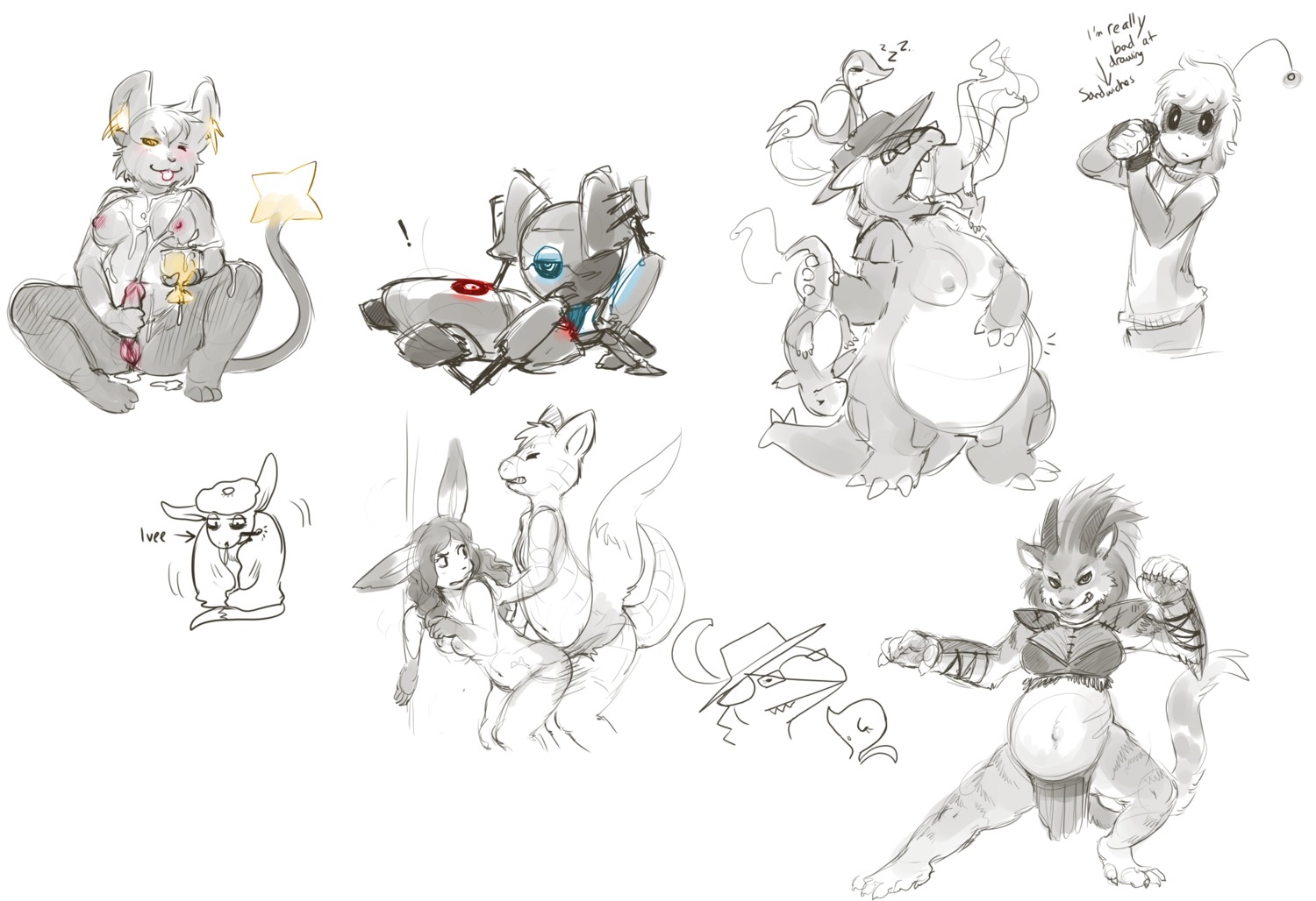 against_wall amber_eyes antennae anthro armor atlas_(portal) blanket blush breasts charmander chest_tuft claws clenched_teeth clothing cum cum_on_self cumshot ear_tuft english_text eye_contact eyes feathers female food futanari glasses goblet hat headgear horns intersex kangaskhan loincloth long_ears looking_at_another looking_at_viewer male martial_stance masturbation nintendo on_back orgasm p-body_(portal) penis pince-nez pince_nez pokemon pokemon_(species) pokemon_bw pokemon_dppt pokemon_rgby portal_(series) portal_2 purplekecleon pussy pussy_juice rule34 sandwich sex shinx sick sitting sketch sleeping snivy tail teeth text thermometer tongue unconvincing_armour underwear vore