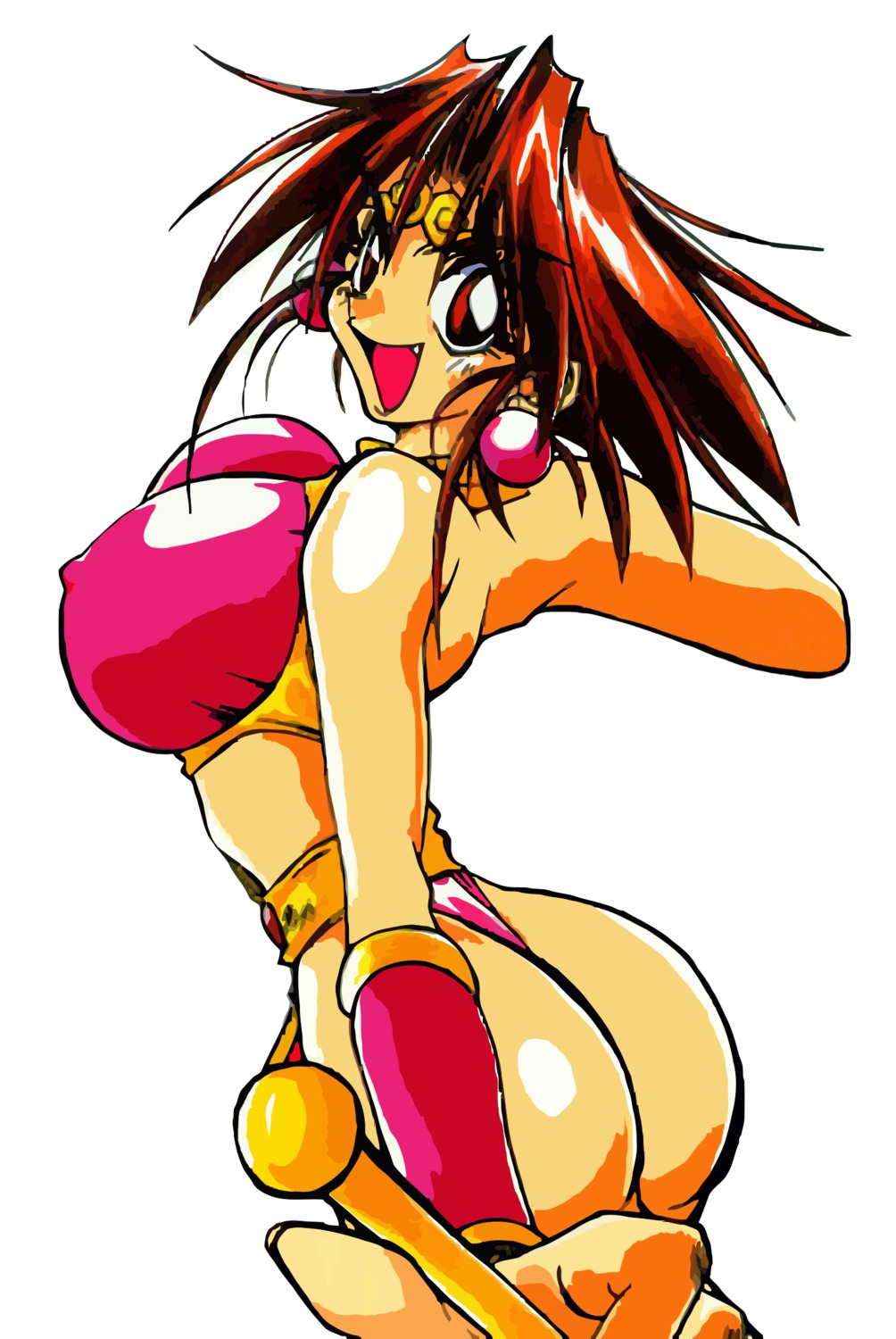 clothing female karin_son red_testament rule34 tagme voltage_fighter_gowcaizer