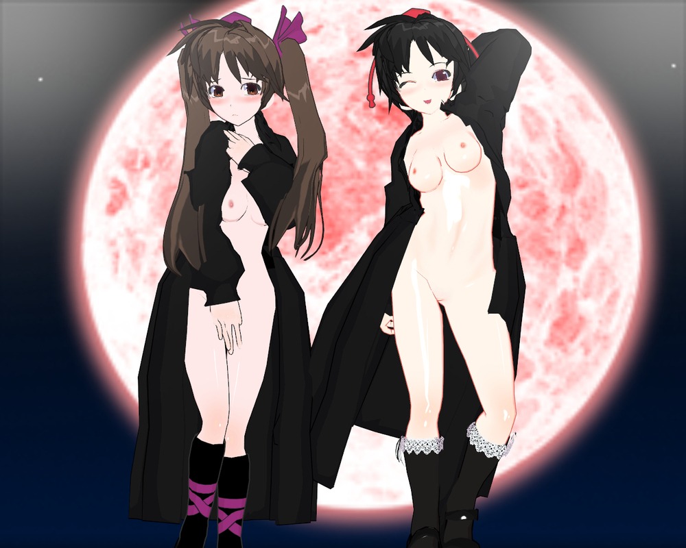 female hatate_himekaidou rule34 shameimaru_aya tagme touhou