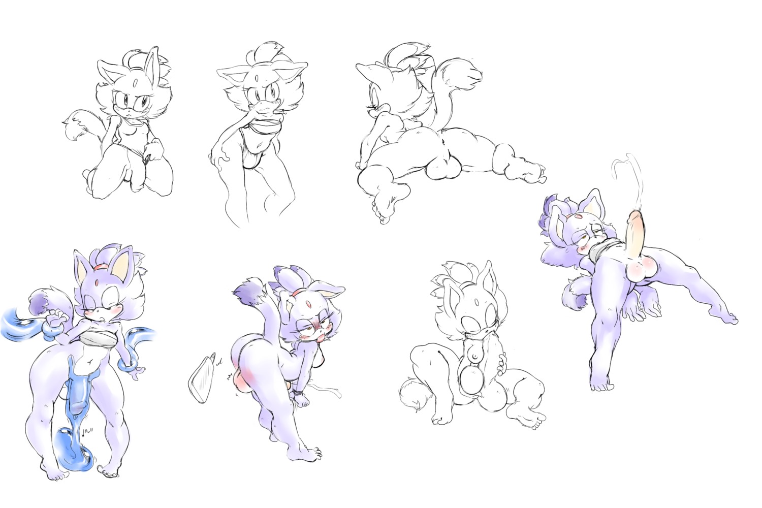 3:2 anthro anus areola argento autofellatio backsack ball_fondling ball_gag balls big_balls big_penis blaze_the_cat blush bodily_fluids breasts butt butt_slap chaos_(sonic) circumcised cum cumshot digital_media_(artwork) domestic_cat e621 ejaculation erect_nipples erection eye_roll felid feline felis flaccid fondling gag gagged genital_fluids genitals goo_creature gynomorph hi_res humanoid_genitalia humanoid_penis intersex mammal masturbation monochrome navel nipples nude oral oral_masturbation orgasm penile penile_masturbation penis penis_in_slime penis_in_tentacle perineum sega sex slap slime slime_sex solo sonic_adventure sonic_the_hedgehog_(series) spanking tentacle_sex tentacles translucent translucent_body