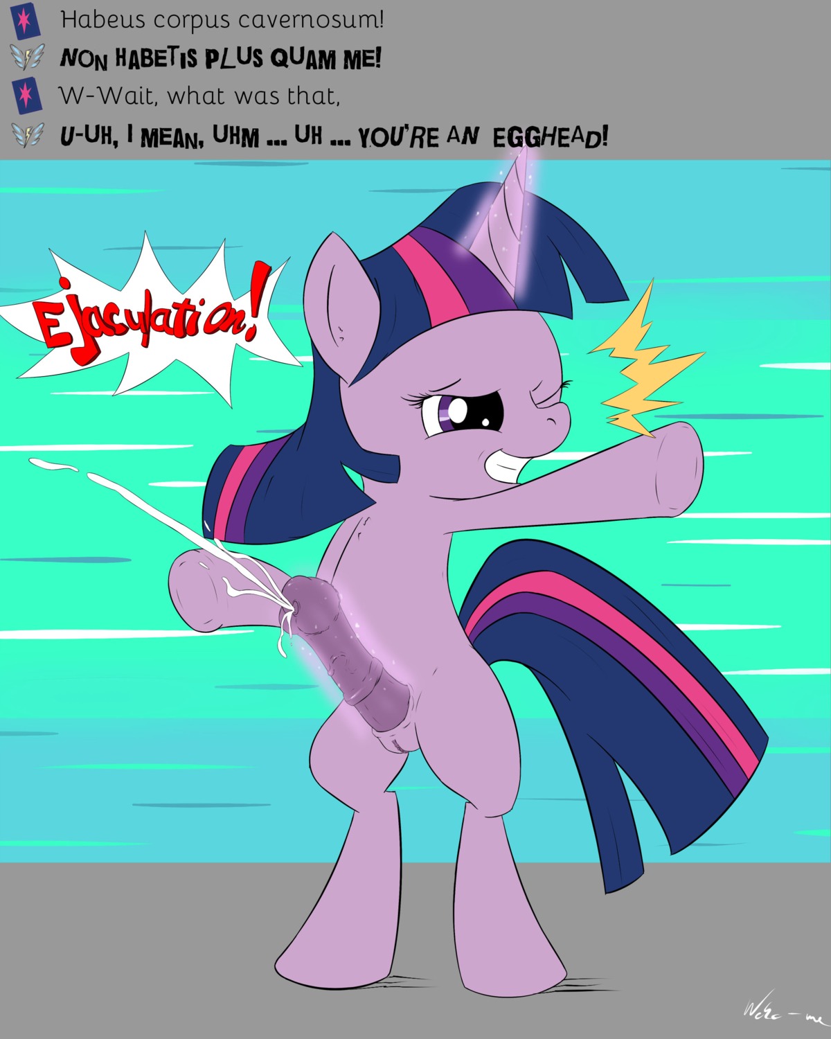 2013 4:5 absurd_res animal_genitalia animal_penis biped bodily_fluids crossgender cum cumshot e621 ejaculation equid equine equine_genitalia equine_penis erection friendship_is_magic fur genital_fluids genitals hair hasbro herm hi_res horn intersex magic mammal multicolored_hair my_little_pony mythological_creature mythological_equine mythology neko-me one_eye_closed orgasm penis purple_body purple_eyes purple_fur purple_hair sackless solo twilight_sparkle_(mlp) two_tone_hair unicorn vulva