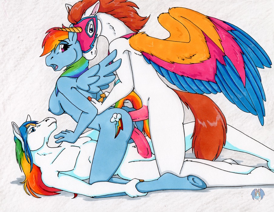 2011 anal anal_penetration anthro anthrofied areola armor blue_areola blue_body blue_eyes blue_feathers blue_fur blue_nipples breasts colored cowgirl_position crossover cutie_mark double_penetration e621 equid equine erection feathered_wings feathers female female_on_top filmation friendship_is_magic from_behind_position from_front_position fur genitals group group_sex hair hallmark hasbro horn horse long_hair male male/female mammal masters_of_the_universe mattel mmf_threesome multicolored_hair multicolored_tail my_little_pony mythological_creature mythological_equine mythology nipples nude on_bottom on_top open_mouth orange_body orange_feathers pegasus penetration penile penile_penetration penis penis_in_ass penis_in_vagina pink_body pink_eyes pink_feathers pink_penis pony rainbow_brite rainbow_dash_(mlp) rainbow_hair rainbow_tail sex she-ra:_princess_of_power she-ra_(copyright) simple_background starlite_(rainbow_brite) straddling swift_wind_(she-ra) tail threesome tierafoxglove trio vaginal vaginal_penetration vulva white_background white_body white_fur winged_unicorn wings