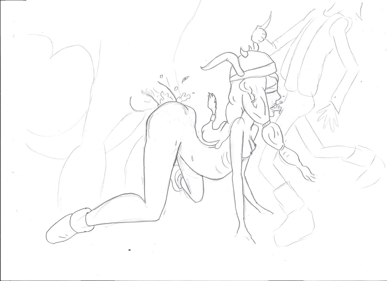 1girls 2010 2boys artist_request blowjob dracophilia dragon dreamworks fellatio female feral hiccup_horrendous_haddock_iii how_to_train_your_dragon human interspecies male paramount_pictures penis ruffnut_thorston rule34 sketch tagme threesome toothless white_background zoophilia