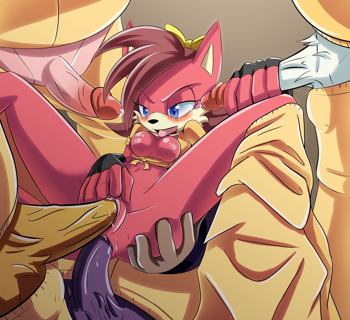 anthro archie_comics breasts canine clothes color female fiona_fox fox fur furry insertion interspecies male multiple_males nipples penis pussy rule34 sega sex sonic_(series) sonic_the_hedgehog_(archie) sonic_the_hedgehog_(comics) sonic_the_hedgehog_(series) straight tagme vulva
