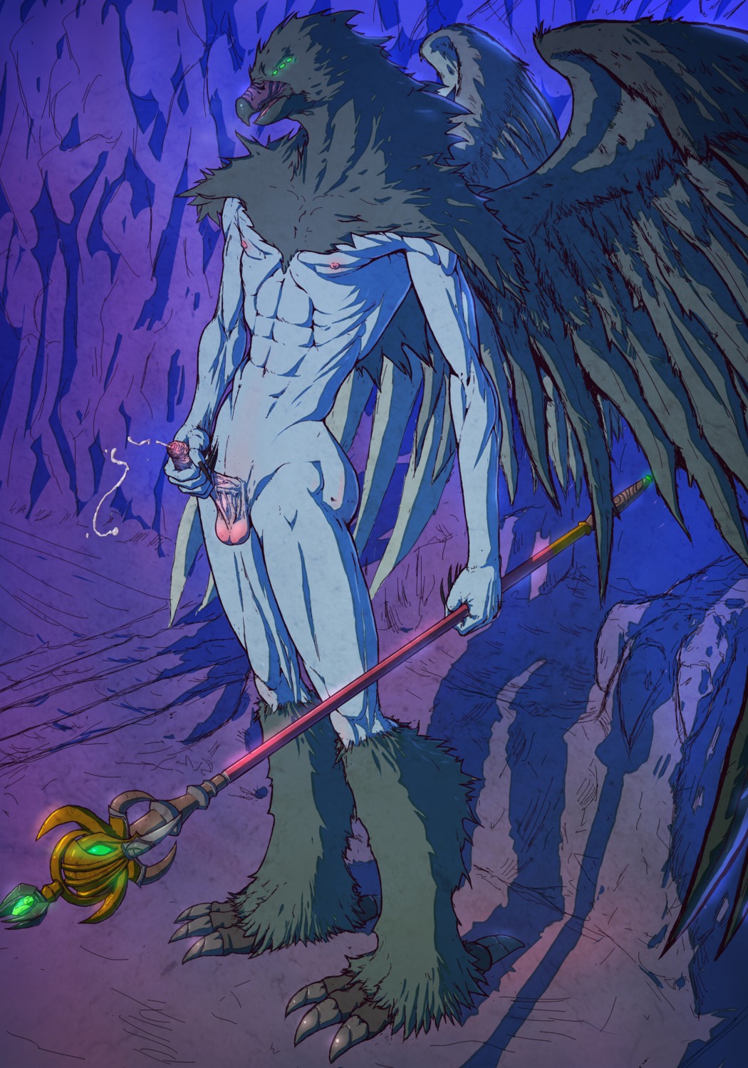 2014 3_toes abs anthro avian balls barefoot beak biped bird bodily_fluids butt claws corvid corvus_(genus) cum ducati e621 erection feathered_wings feathers feet foreskin fur genital_fluids genitals hi_res humanoid_genitalia humanoid_penis league_of_legends male masturbation muscular muscular_anthro muscular_male navel nipples non-mammal_balls nude open_mouth orgasm oscine passerine pecs penile penile_masturbation penis raven riot_games solo standing swain_(lol) tencent toe_claws toes tongue vein veiny_penis wings