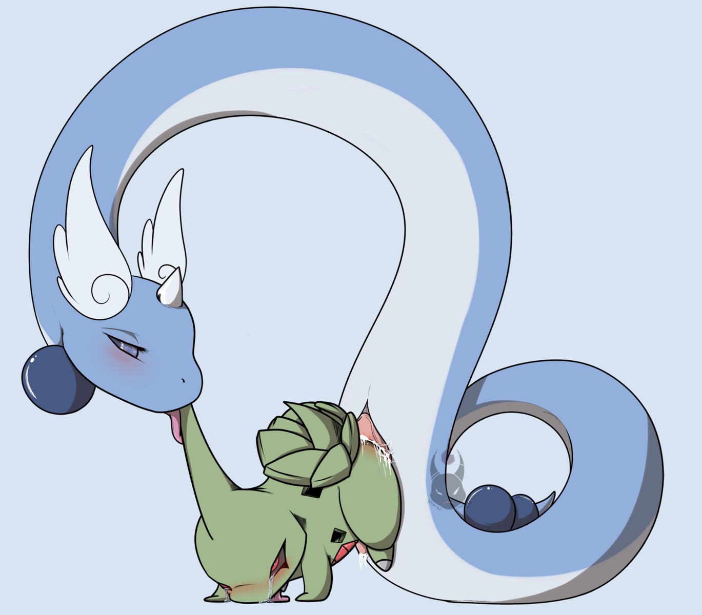anal anal_penetration anus blue_body blue_skin blush bodily_fluids crying cum cum_in_ass cum_inside dominant dragonair duo e621 erection feathered_wings feathers feral feral_on_feral forced generation_1_pokemon generation_2_pokemon genital_fluids genitals green_body green_skin head_wings hi_res interspecies larger_dom larger_male larvitar male male/male male_penetrated male_penetrating male_penetrating_male nintendo penetration penis pokemon pokemon_(species) rape redras_shoru sex size_difference smaller_male tears tongue unusual_wing_placement vein wings