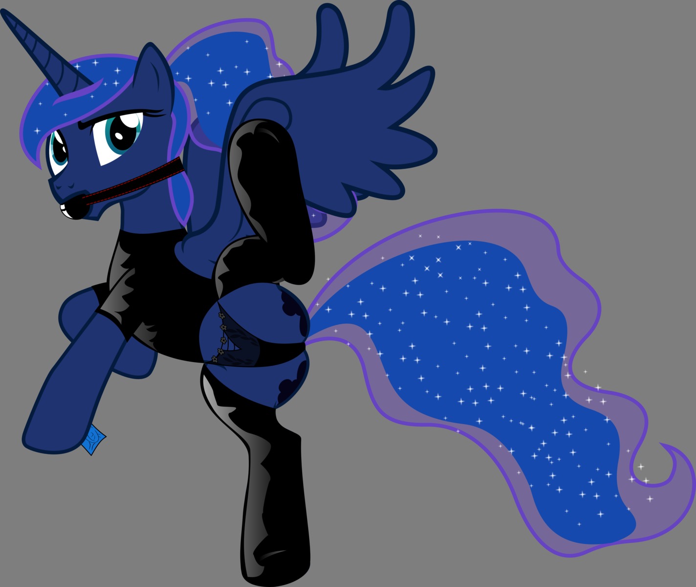 absurd_res alpha_channel ball_gag bdsm blue_body blue_feathers clothing condom e621 equid equine feathered_wings feathers female feral friendship_is_magic gag gagged hasbro hi_res horn latex mammal my_little_pony mythological_creature mythological_equine mythology panties princess_luna_(mlp) quadruped sexual_barrier_device solo tail underwear up1ter winged_unicorn wings