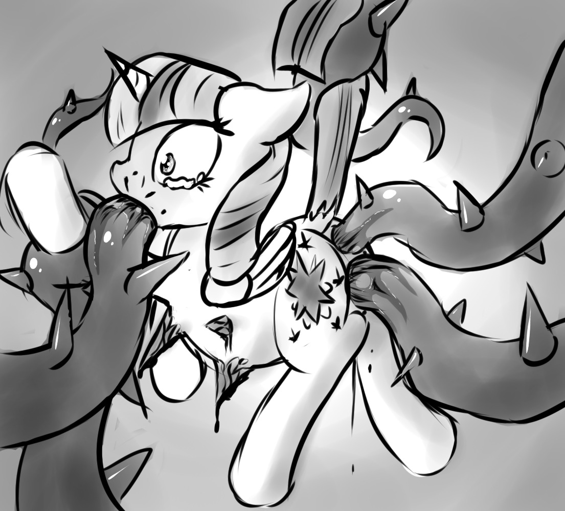 anal anal_impalement anal_penetration blood bodily_fluids cruelty crying death digital_media_(artwork) dying e621 equid equine fatal_wound fearingfun feathered_wings feathers female friendship_is_magic gore gore_focus hasbro helpless horn impalement killing mammal monochrome multi_impale my_little_pony mythological_creature mythological_equine mythology oral oral_penetration penetration sexual_torture solo suffering tears tentacle_in_mouth tentacle_penetration tentacles twilight_sparkle_(mlp) vaginal vaginal_impalement vaginal_penetration winged_unicorn wings