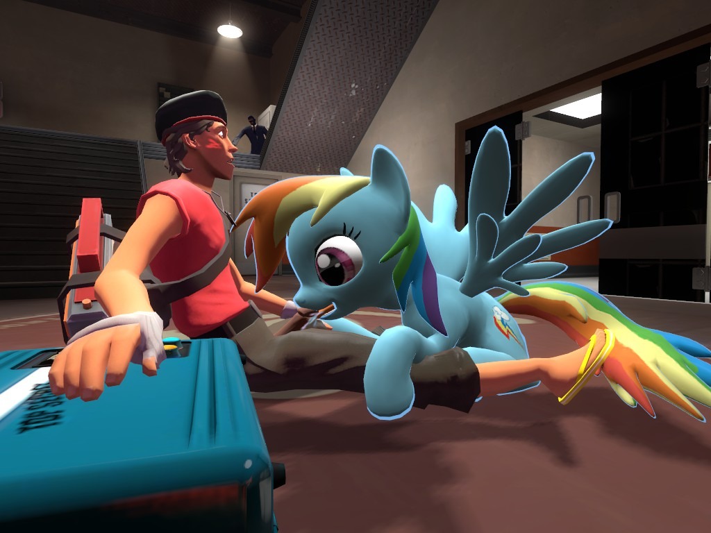 3d crossover female feral feral_female friendship_is_magic garry's_mod human human_male male my_little_pony oral penis pootisman8 rainbow_dash_(mlp) rule34 scout_(team_fortress_2) sex smooth_skin spy_(team_fortress_2) straight team_fortress_2 zoophilia