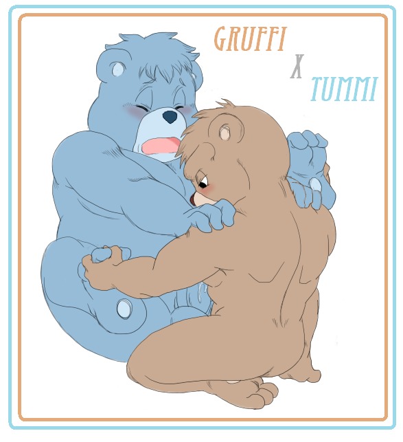 adventures_of_the_gummi_bears anthro disney fruitdrop furry furry_only gruffi_gummi male male_only multiple_males no_humans rule34 tummi_gummi yaoi