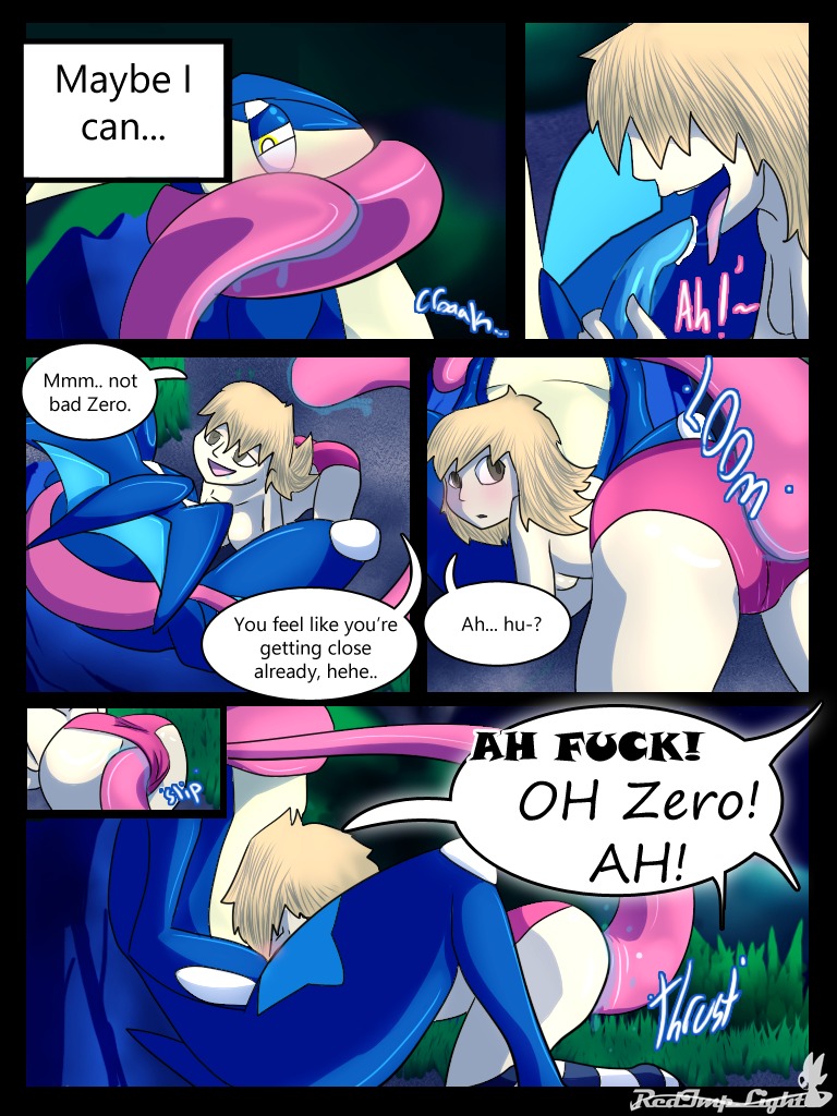 3:4 amphibian animal_noises anthro blonde_hair blue_body blush blush_lines bodily_fluids breasts brown_eyes cherry_the_trainer_(redimplight) clothed clothing comic croaking cum cunnilingus detailed_background digital_media_(artwork) duo e621 english_text erection eyes_closed fellatio female female_on_anthro footwear forest generation_6_pokemon genital_fluids genitals grass greninja hair human human_on_anthro interspecies legwear light_body light_skin long_tongue looking_back loom_(sound_effect) male male/female male_on_human mammal narrowed_eyes night nintendo open_mouth oral outside panties pattern_clothing pattern_footwear pattern_legwear pattern_socks penile penis pink_clothing pink_underwear plant pokemon pokemon_(species) pokephilia profanity redimplight sex smile socks sound_effects striped_clothing striped_footwear striped_socks stripes tan_eyes tan_hair text tilde_after_text tongue tongue_out topless tree underwear vaginal yelling yellow_eyes zero_(redimplight)