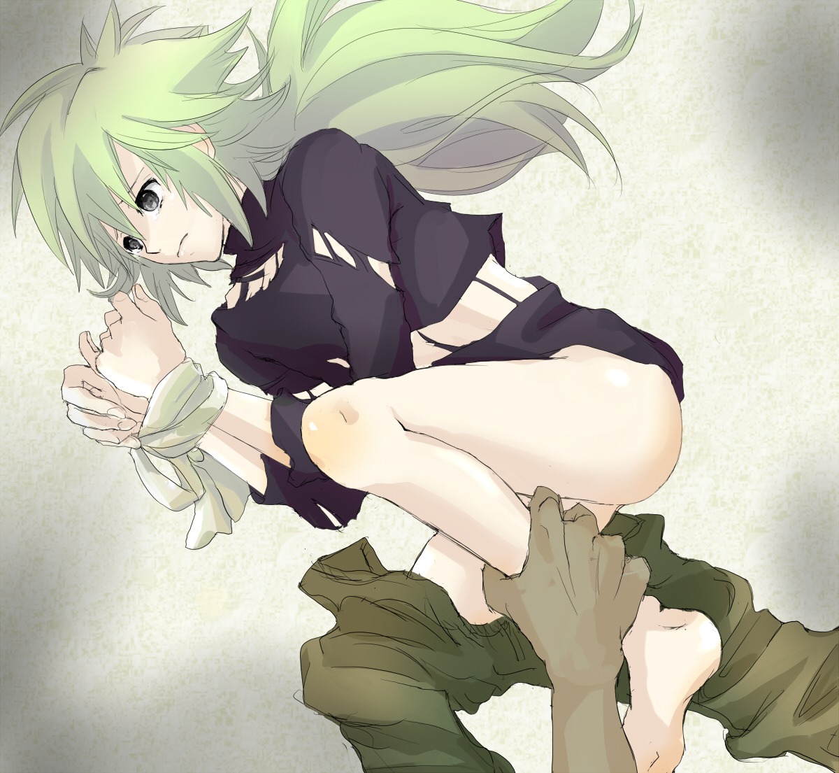bondage gay male male_only n_(pokemon) natural_harmonia_gropius pokemon pokemon_bw rule34 tagme undressing