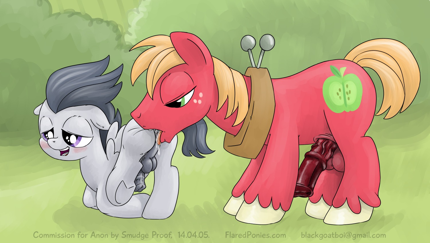2014 age_difference all_fours anal animal_genitalia animal_penis anus backsack balls bent_over big_macintosh_(mlp) bodily_fluids butt digital_media_(artwork) duo e621 earth_pony equid equine equine_genitalia equine_penis erection feathered_wings feathers feral feral_on_feral friendship_is_magic frown fur genitals grey_body grey_feathers hair half-closed_eyes hand_on_butt happy hasbro hooves horse larger_male looking_back looking_down looking_up male male/male mammal my_little_pony mythological_creature mythological_equine mythology narrowed_eyes older_male oral outside pegasus penis pony rimming rumble_(mlp) saliva sex short_hair shota size_difference smaller_male smile smudge_proof standing teeth tongue tongue_out wings young young_feral younger_male