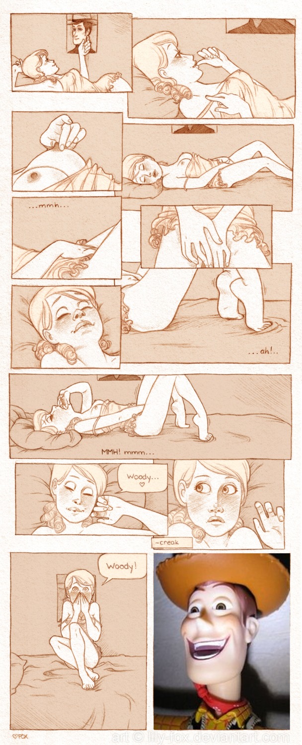 bo_peep buena_vista_pictures_distribution comic disney edit female lily-fox monochrome nightmare_fuel nipples pixar rule34 tagme toy_story walt_disney_pictures woody_pride