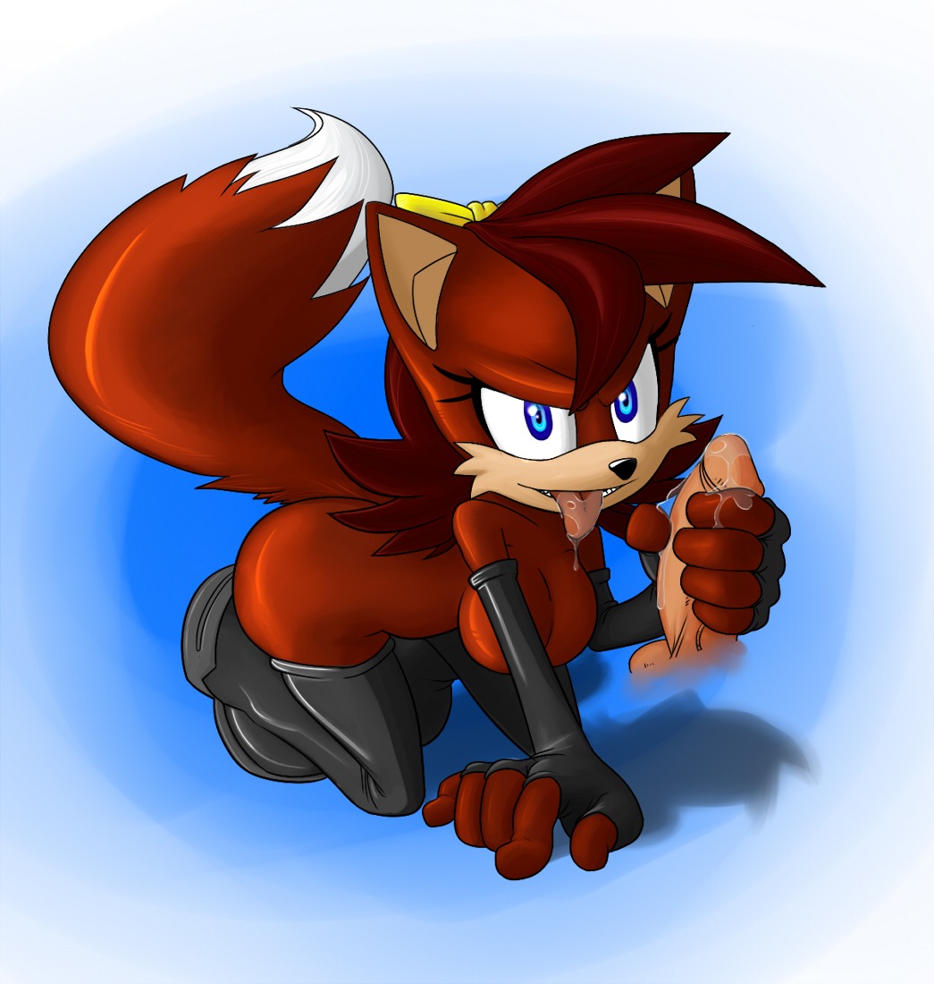 anthro archie_comics balls big_breasts blue_eyes bodily_fluids boots breasts canid canine clothing dipstick_tail disembodied_penis drooling duo e621 erection female female_focus fiona_fox footwear fox genital_fluids genitals hair handjob looking_at_viewer male male/female mammal markings open_mouth penile penis precum rape_face ravrous red_hair saliva sega sex shoes solo_focus sonic_the_hedgehog_(archie) sonic_the_hedgehog_(comics) sonic_the_hedgehog_(series) tail tail_markings tongue tongue_out