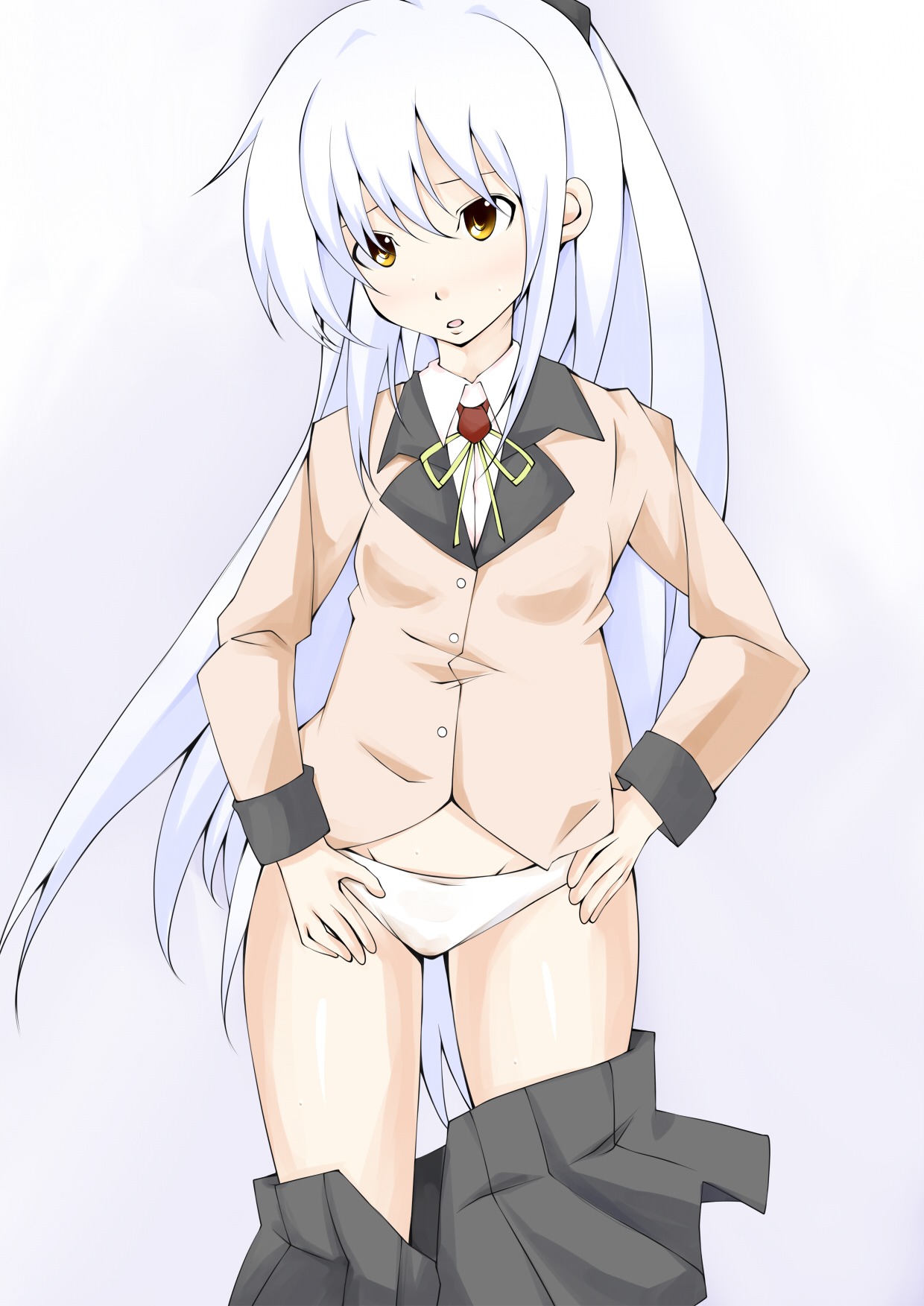 1girls angel_beats! female female_only rule34 solo tachibana_kanade tagme