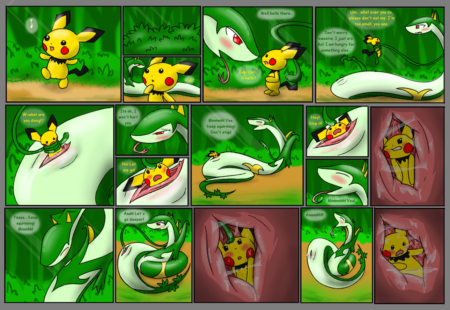 color comic day english_text female feral feral_unbirthing_feral fur insertion interspecies livinlovindude mouse nintendo nude outdoors pichu pokemon pokemon_(species) pokemon_in_pussy pokemon_insertion pussy pussy_juice reptile rodent rule34 scalie serperior size_difference snake snake_vore tagme text unbirthing vore vulva
