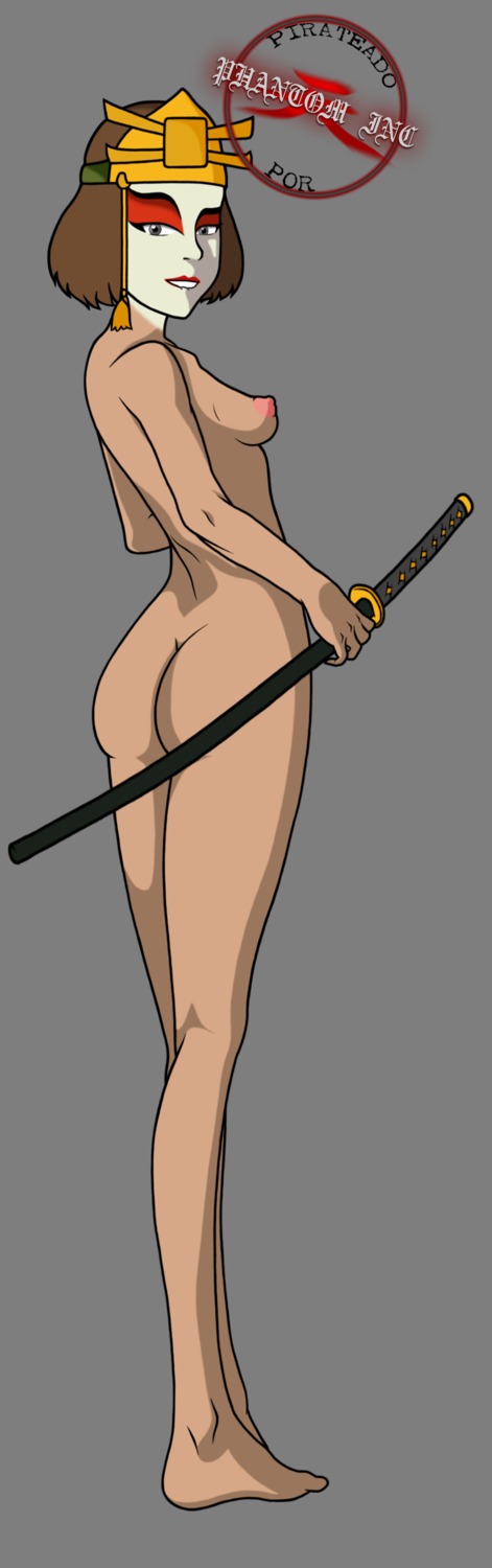 1girls artist_name avatar_legends avatar_the_last_airbender breasts earth_kingdom female female_only human kyoshi_warrior nickelodeon phantom_inc rule34 small_breasts solo suki