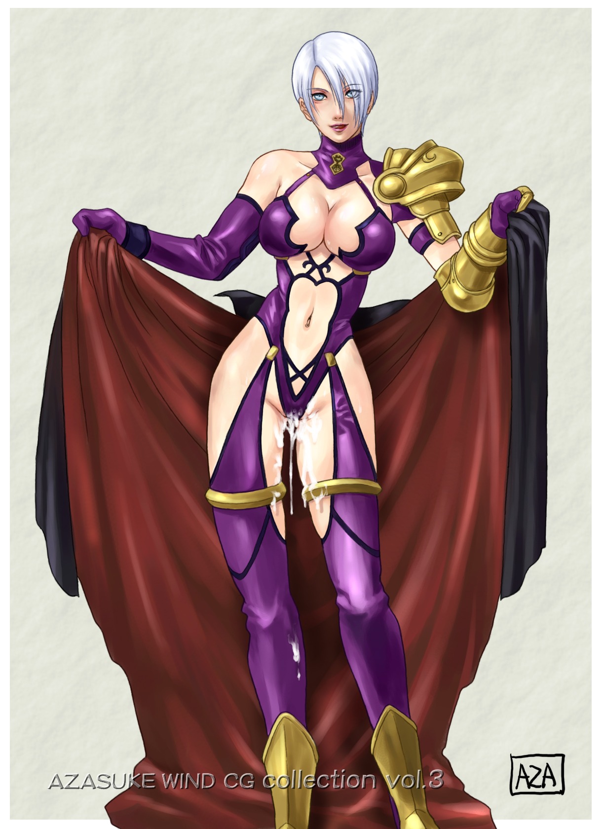 azasuke female female_only highres human isabella_valentine rule34 solo soul_calibur