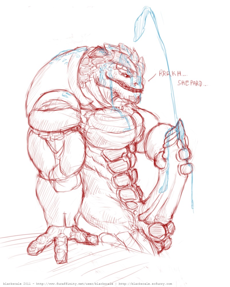 2011 blackscale krogan male male_only mass_effect rule34 urdnot_grunt