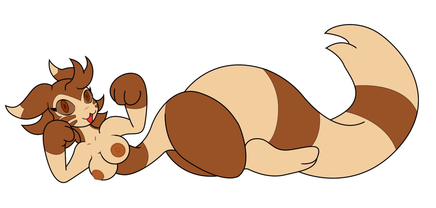 anthro breasts color female female_only fur furret furry gb_of_bs nipples nude pokemon rule34 solo tagme