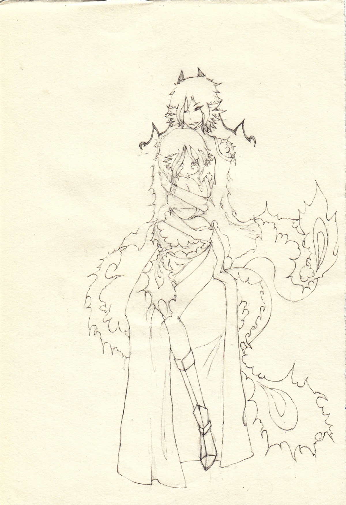 black_and_white child chinese dragon duo e621 father_(lore) hi_res kollow male monochrome mythological_creature mythological_scalie mythology parent_(lore) scalie sketch son_(lore) tail young