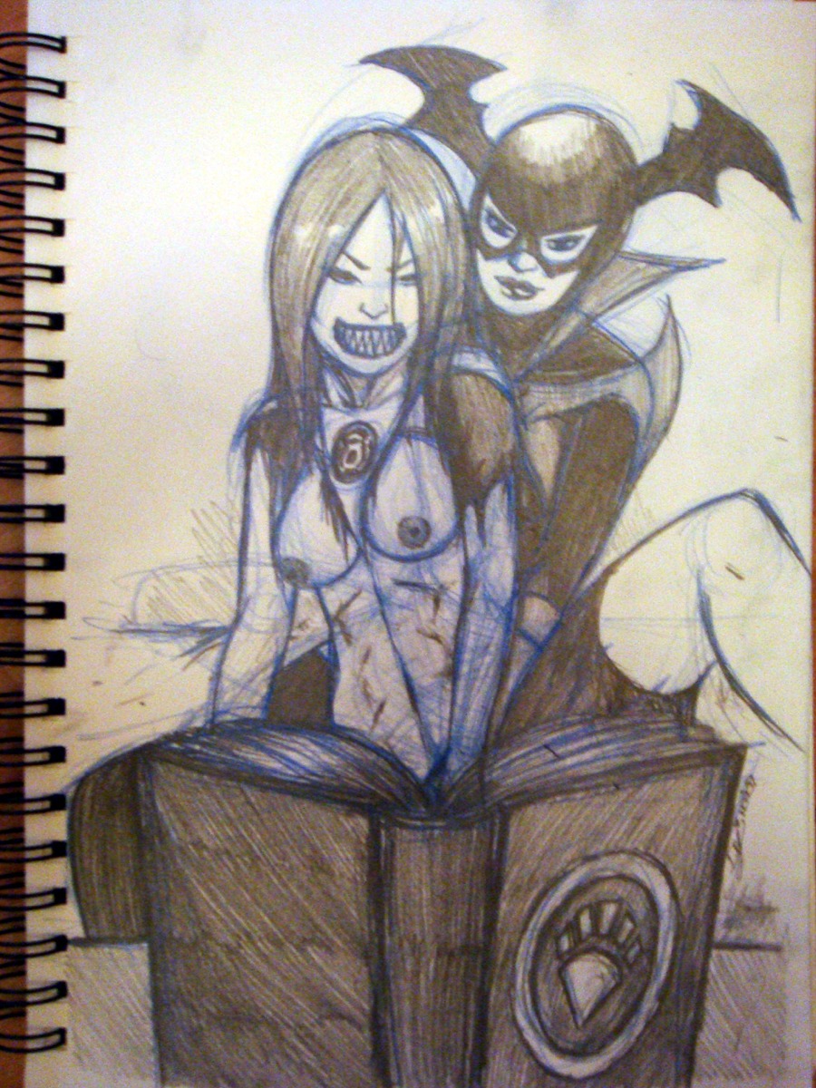 bleez dc dc_comics female green_lantern karu-sil red_lantern red_lantern_corps rule34 sinestro_corps yellow_lantern