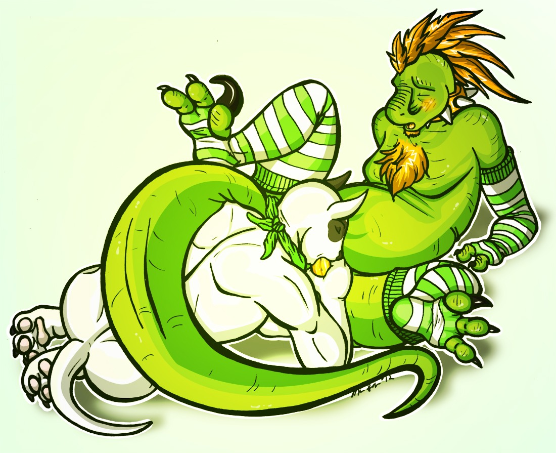anthro anthro_on_anthro bull_terrier canid canine canis dinosaur domestic_dog dromaeosaurid duo e621 erection fellatio genitals hunting_dog interspecies larathen larathen_(character) male male/male male_penetrated male_penetrating male_penetrating_male mammal oral oral_penetration peable penetration penile penis prehistoric_species reptile saurischian scalie sex tail terrier theropod velociraptor