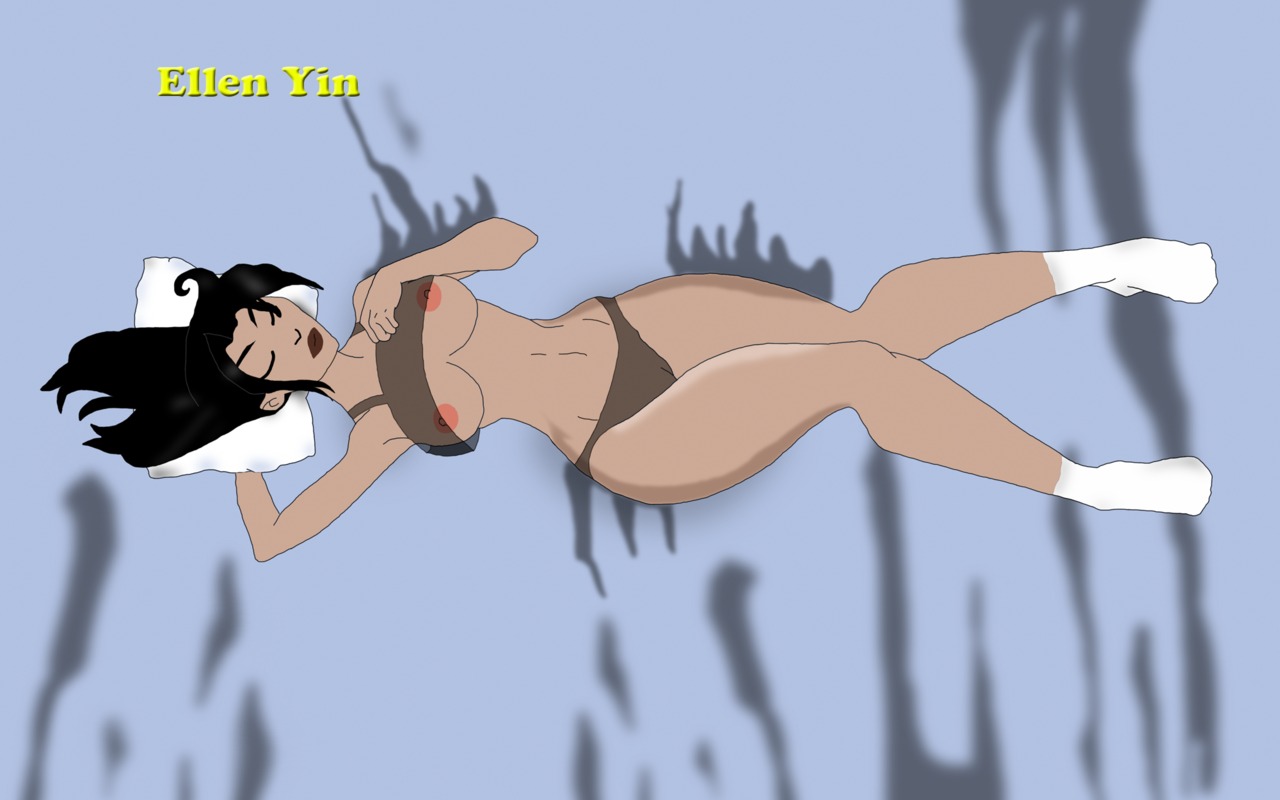1girls arms asian batman_(series) big_breasts breasts cartoon_network dc_comics ellen_yin female female_only human legs lipstick nipples rule34 sleeping solo the_batman_(tv_series) toonami