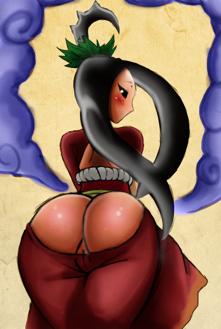 apple_butt ass ass_crack ass_in_dress black_hair blush bubble_ass bubble_butt butt_crack capcom dress fat_mons female kimono long_hair looking_back okami pants pants_down pussy rule34 sakuya_(okami) sssonic2 tagme thick_thighs wide_hips