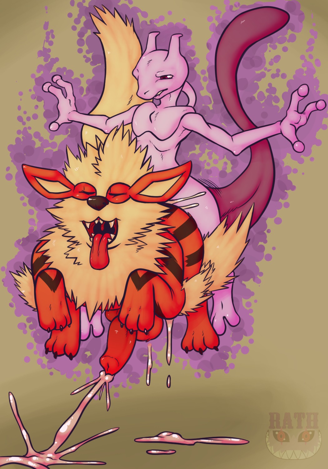 anal anal_orgasm animal_genitalia animal_penis anthro anthro_on_feral arcanine balls bestiality biped bite biting_lip biting_own_lip bodily_fluids canid canine canine_genitalia canine_penis cum cum_in_ass cum_inside cum_while_penetrated cumshot duo e621 ejaculation erection felid feral generation_1_pokemon genital_fluids genitals hands-free hi_res interspecies knot legendary_pokemon levitating levitation lips male male/male male_on_feral male_penetrated male_penetrating male_penetrating_male mammal mewtwo nintendo nude open_mouth orgasm orgasm_face penetration penis pokemon pokemon_(species) psychic quadruped rathmutatio self_bite sex sharp_teeth teeth telekinesis tongue tongue_out