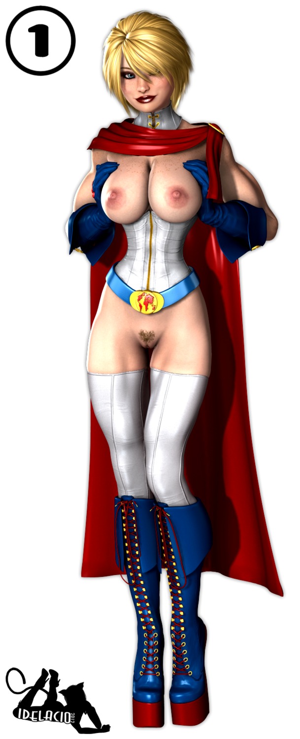 1girls 3d dc dc_comics female idelacio kara_zor-l karen_starr power_girl rule34 solo solo_female superman_(series)