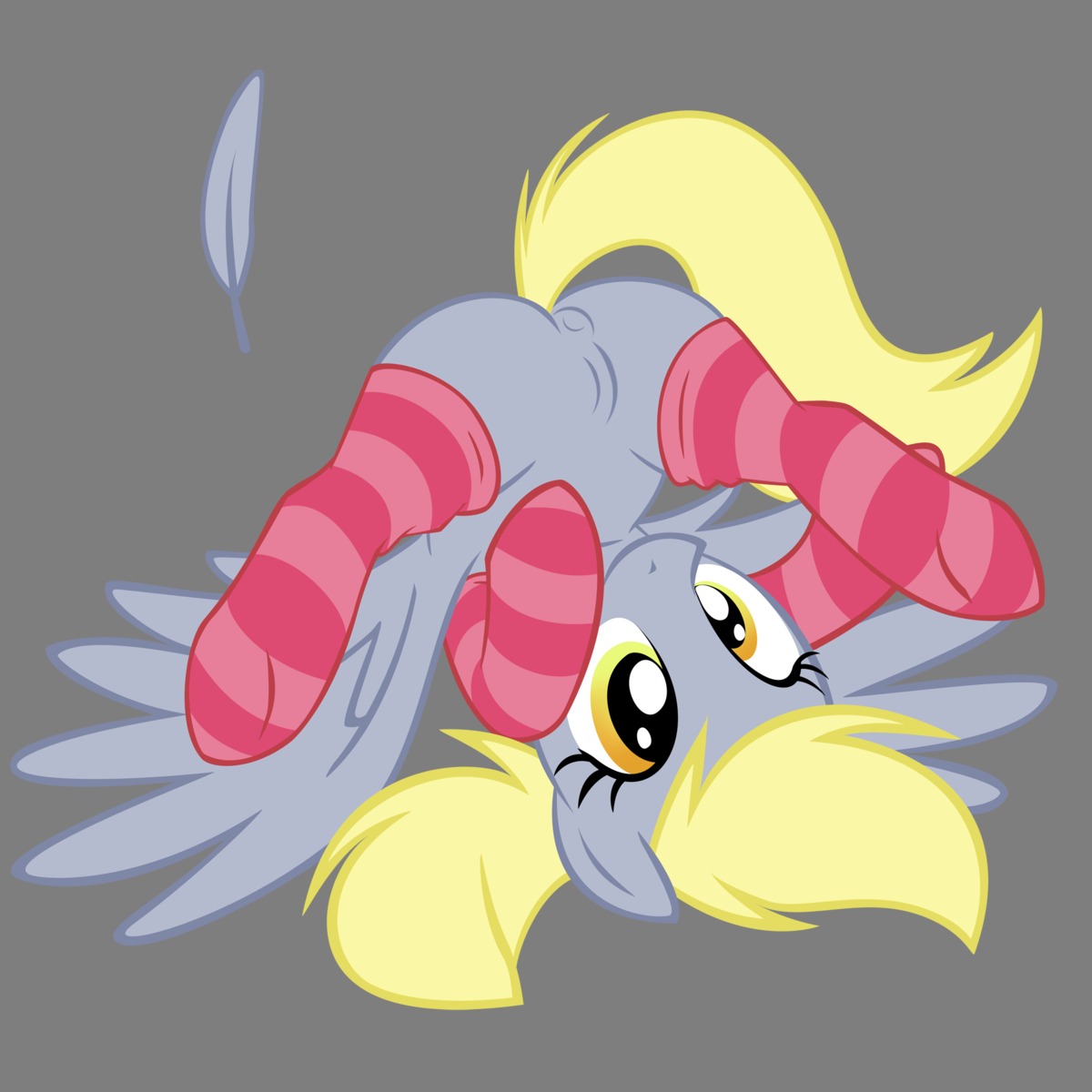 1:1 alpha_channel anus blonde_hair clothing darkpandax derpy_hooves_(mlp) e621 equid equine feathered_wings feathers female feral friendship_is_magic genitals grey_body grey_feathers hair hasbro hi_res hooves junglepony legwear mammal my_little_pony mythological_creature mythological_equine mythology pegasus quadruped simple_background solo stockings tail third-party_edit transparent_background vulva wings