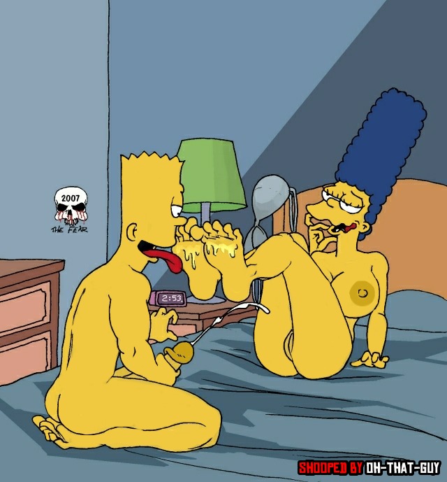 bart_simpson feet female foot_fetish human incest male marge_simpson oh-that-guy rule34 straight tagme the_fear the_simpsons