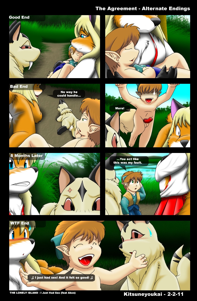 comic female inuyasha kirara_(inuyasha) kitsune_youkai kitsuneyoukai male rule34 shippo