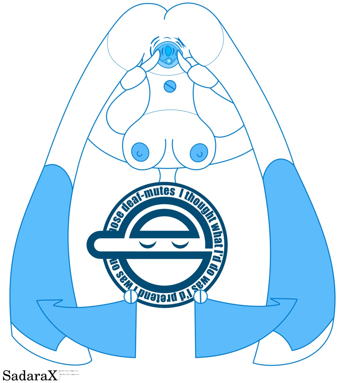 1girls 2d alternate_breast_size breasts female female_only genitals ghost_in_the_shell ghost_in_the_shell_stand_alone_complex humanoid jenny_wakeman my_life_as_a_teenage_robot nipples pussy robot robot_girl robot_humanoid rule34 sadarax smooth_skin solo the_laughing_man white_background
